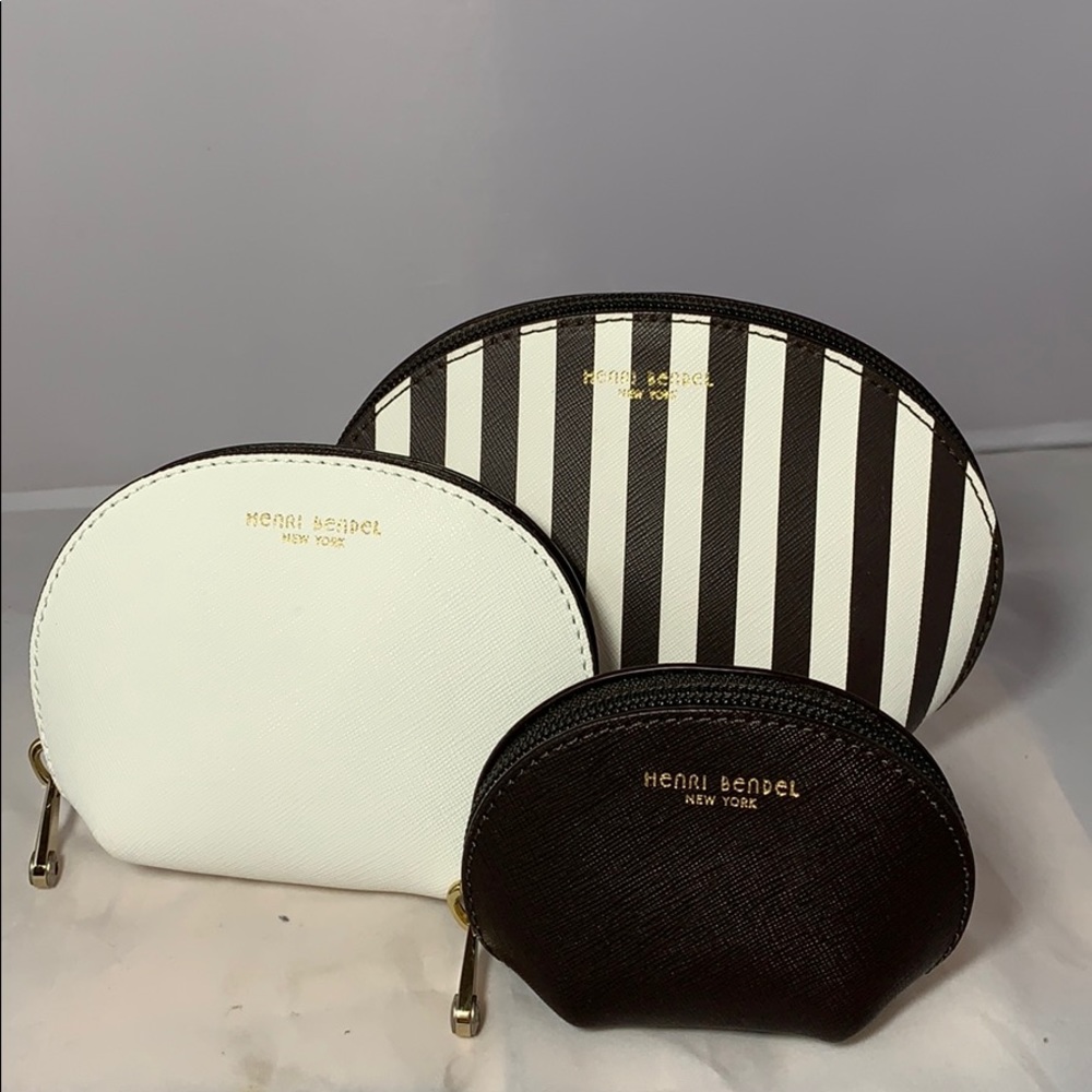 Trio of zippered storage bags